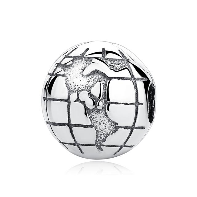 Original 925 Sterling Silver Charm Bead Travel London Bus Motorcycle Suitcase Charms Fit Fashion Bracelets Women Diy Jewelry