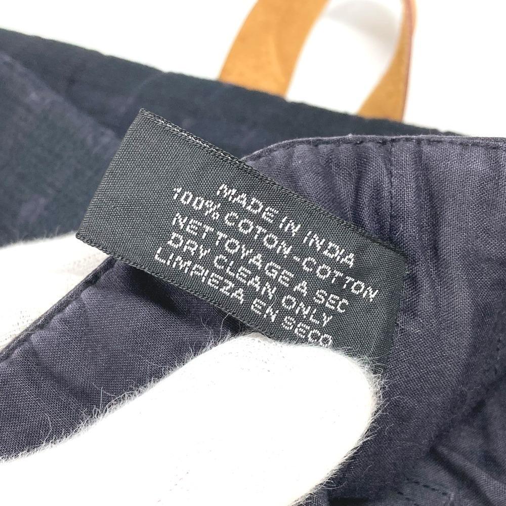 HERMES Amedabaka Badu Posh Bag Tote Bag Shoulder Bag cotton Navy/Navy