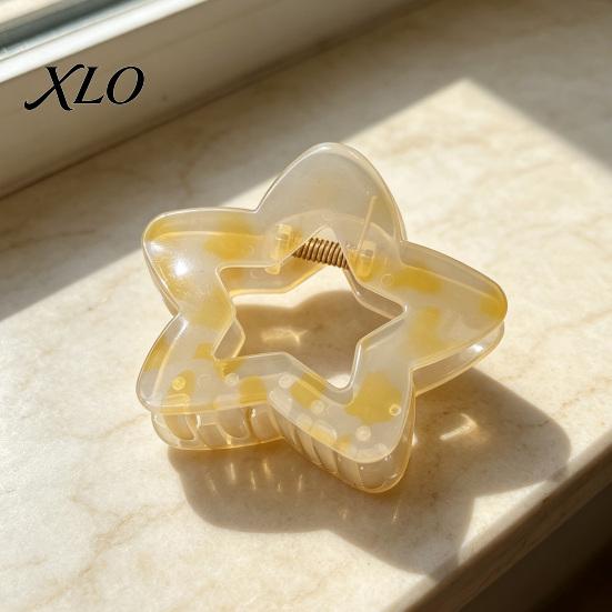 Tägliches Pendeln Haarzubehör Herz-/Sternform-Klammerclips für Damen, Rutschfester Clip Damen Accessoires Styling Und Lässige Outfits Transluzent