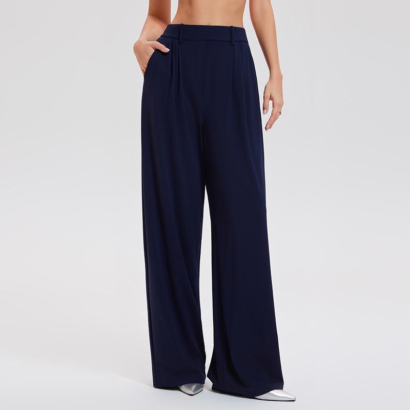 Women's Fashionable Wide-Leg Yoga Pants - Breathable, Loose, Slimming Trousers