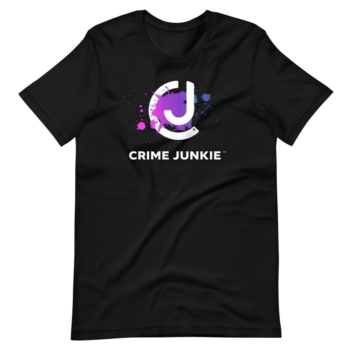 Crime Junkie CJ Splash Logo T-Shirt L чёрный