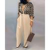Women's Loose Large Size Jumpsuit 1116 Autumn and Winter High Waist Casual Straight Jumpsuit Europe
