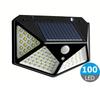 1Pc 100LED Solar Powered Sunlight Street Light Wall Lights Outdoor Solar Lamp PIR Motion Sensor for Garden Courtyard Decoration