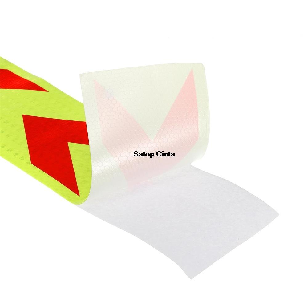 Arrow DIY 10cm*1m Reflective Adhesive Tapes Outdoor Waterproof Hazard Conspicuity Safety Warning Reflector Sticker For Car Truck