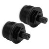 Yctze 2pcs Preload Fork Cap Metal Front Shock Absorber Powersport Fork Guard Preload Fork