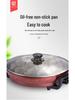 Large Non-stick Multifunctional Electric Frying Pan and Pancake Maker for Home and Commercial Use