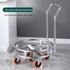Youde Stainless Steel Mobile Bucket Cart