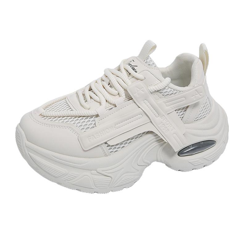 

Internet celebrity explosion mesh dad shoes women 2025 summer new breathable heightening non-slip versatile fashion casual women s shoes 40