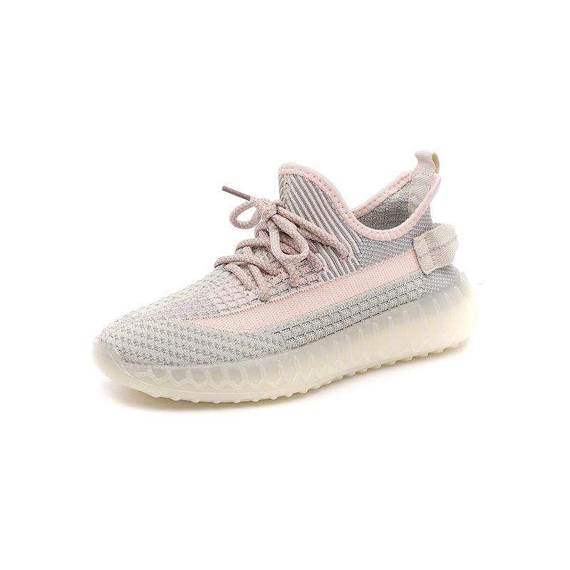 Couple coconut shoes 2025 summer new breathable fly-woven running shoes ins Korean version of lightweight sports shoes for women