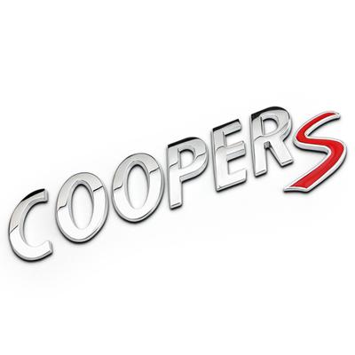 Letters Chrome ABS 3D Car Sticker Car Trunk Rear Emblem Badge Sticker Auto Styling Accessories Fit for MINI COOPER
