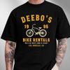 Vintage Deebos Bike Rentals 1995 Los Angeles T Shirt Funny Bicycle Casual For Lovers Cyclists Vintage Comfortable