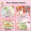 3Pcs Visual Stacking Miniature Landscape Sticker Collection DIY Cabin Scene Sticker  Children Gift