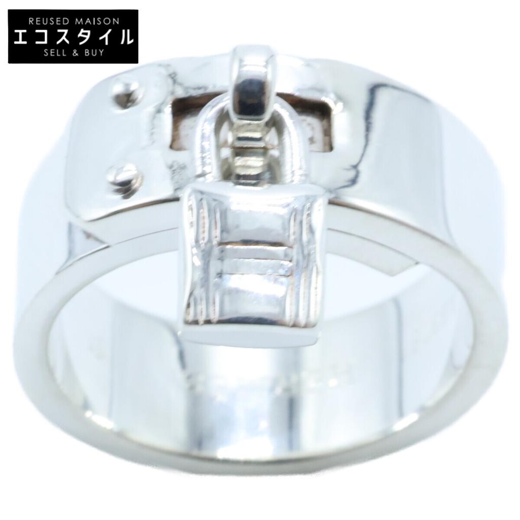 HERMES 925 Kelly Ring ring 51 SilverUsed