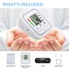 All-in-One Portable Upper Arm Blood Pressure Monitor Large LCD Display One-Touch Operation Voice Reports Hypertension Alerts