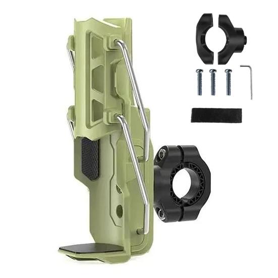 Adaptive Cycling Water Bottle Holder 360 Degree Rotatable Automatic Clamping Bicycle Water Bottle Cage Universal Motorcycle Bike Water Bottle Mount