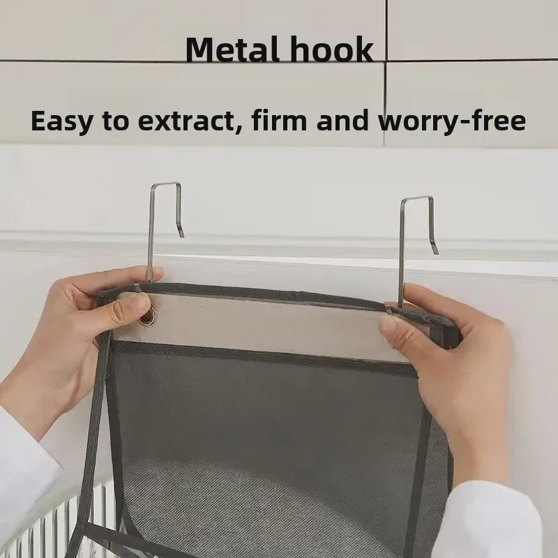 Waterproof Hanging Storage Bag: Wall-Mounted Organizer with Layers for Dorms and Bathrooms