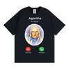Agartha Země dole Meme Grafická trička Pánská Dámská Hip Hop Gotické tričko Pohodlné Oversized tričko s kulatým výstřihem Streetwear