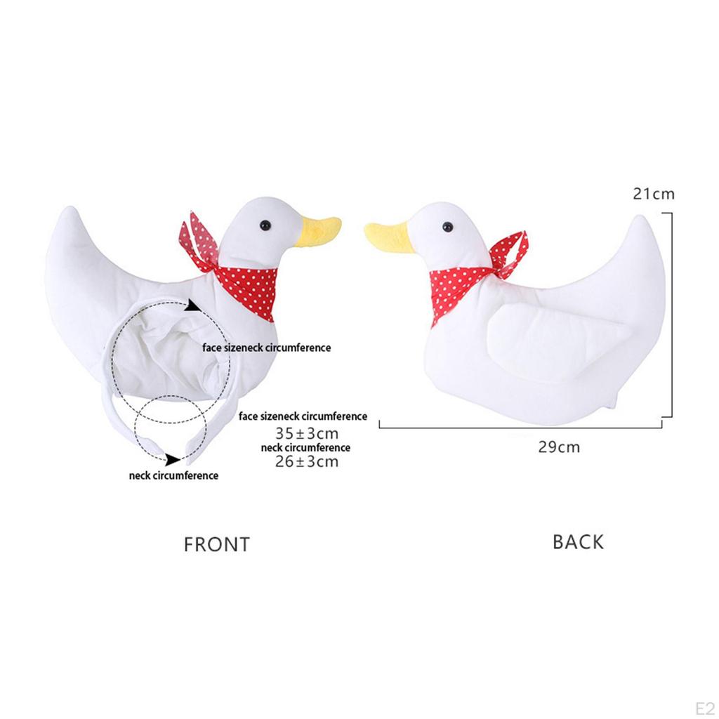 Duck Shape Pet Hat Food Headwear Cat Costumes Photo Props Cap Cute Kitten Funny for