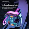 Q5 Auto Bluetooth FM vysílač Bezdrátový Duální USB Type-c Rychlé nabíjení MP3 Handsfree Audio přehrávač Autosada Autopříslušenství