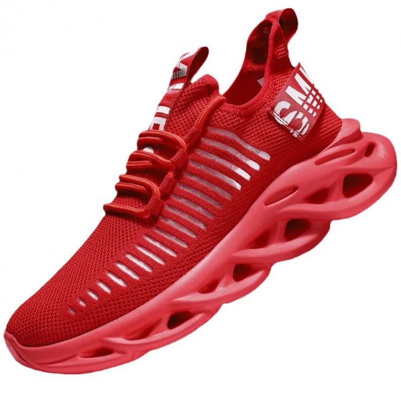 New ModelSpring And Autumn Men'S Shoes Thick-Soled Heightening Sports Shoes Mesh Surface Summer Thin Dad Trendy Shoes Men'S Green Large Size