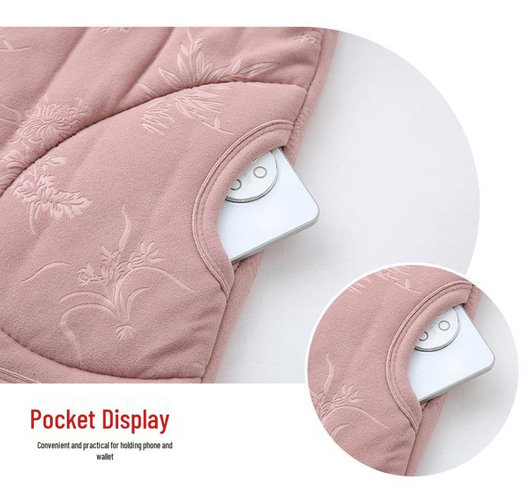 Mom's Warm Winter Jacket: Middle-Aged & Elderly Women's Thickened Cotton-Padded Cardigan Coat