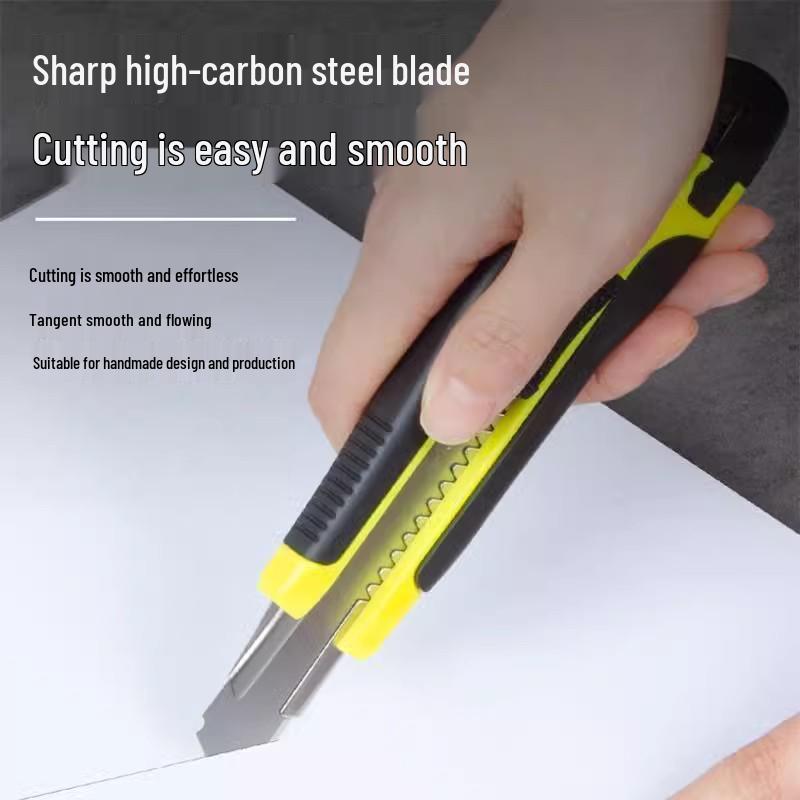 Multifunctional Utility Knife with Steel Blade for Paper and Wallpaper Cutting
