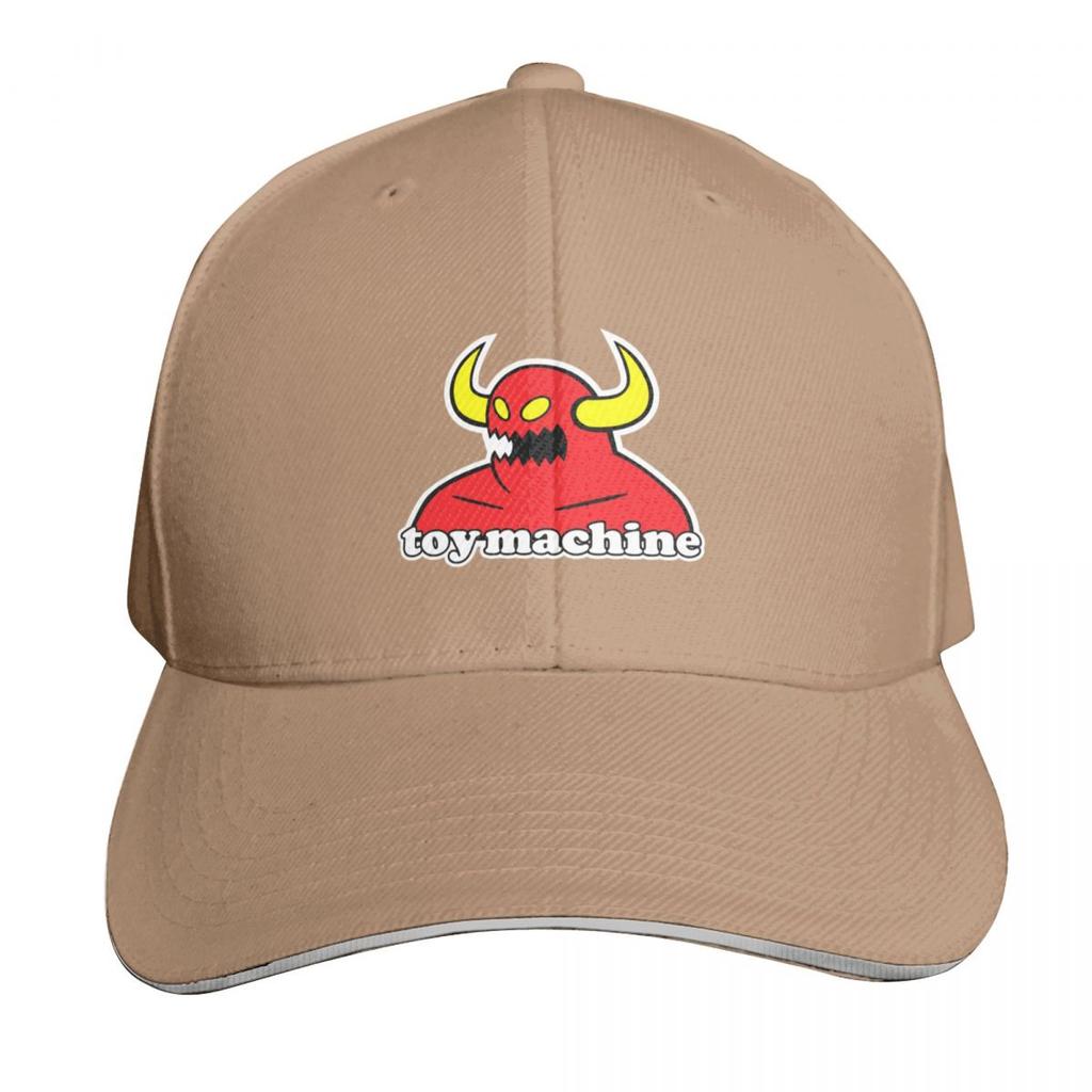 Toy machine logo Baseball Cap Big Size Hat Mountaineering Funny hats Snap Back Hat For Women Unisexs
