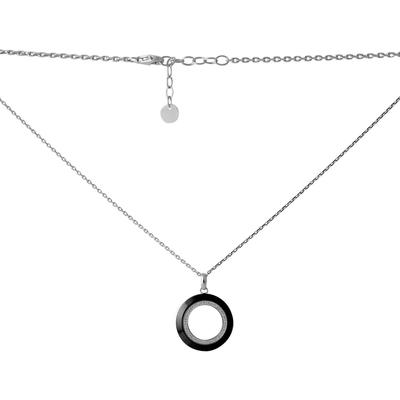 Silver Necklace with Ceramics (2068938)