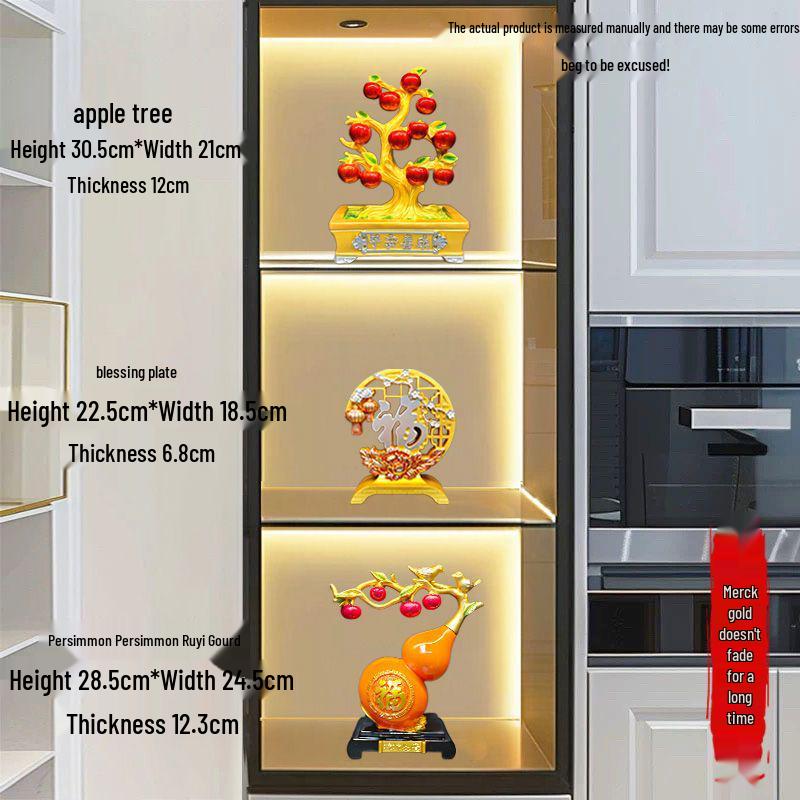 Luxury Wine Cabinet Ornaments for Living Room Entrance Decoration