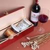 Boîte à vin en bois massif Creative Deco - Bourgogne - 1 bouteille - 36 x 11 x 9.8 cm