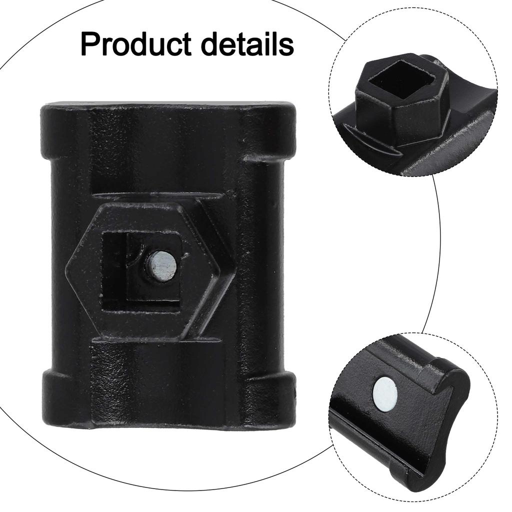 Two-way Adapter Nut Bolt Tool Heavy Duty Tasks Rust-proof Finish Versatile Toolbox Addition 12-inch Drive Compatibility
