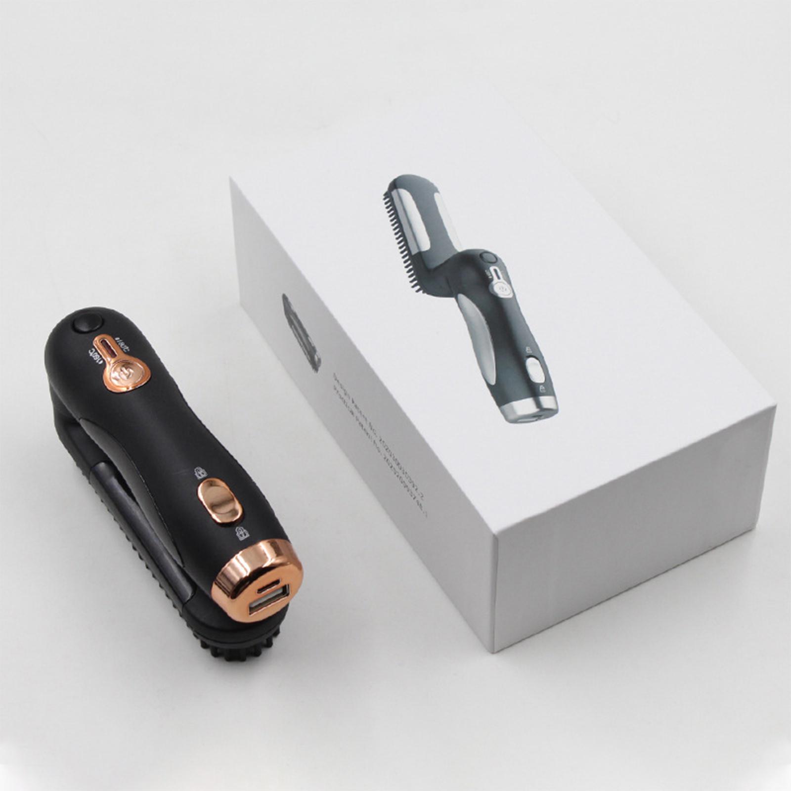 

Расческа для выпрямления волос анион выпрямитель для волос прямые волосы вьющиеся волосы электрическая расческа двойного назначения ленивые щипцы для завивки золотой