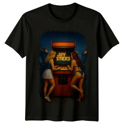 Joysticks (1983) Movie Poster Inspired T-Shirt Retro 80s Tee