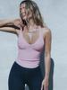 Europäisches & Amerikanisches Geripptes Bodycon Tanktop - Sommer Einfarbig, Elastisch & Sexy Design