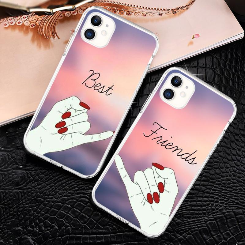 Evetane Cover Silicone Per IPhone 6/6S Con Scritta Cuore Mamma - Custodia Antiurto Trasparente
