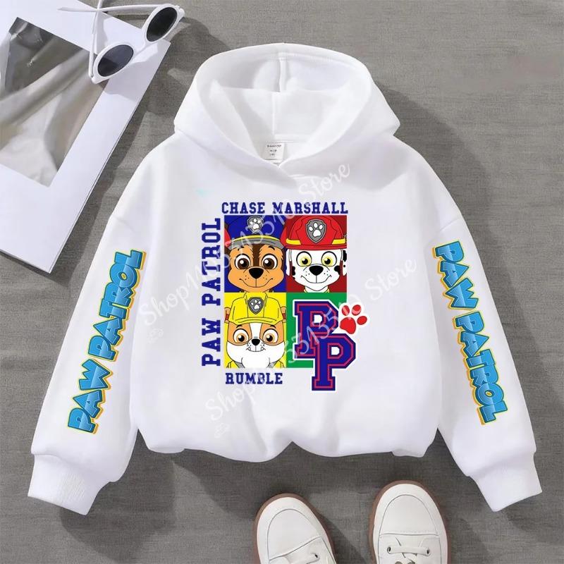 PAW Patrols Kids Sweatshirt Cartoon Chase Skye Printed Hoodie Trendy Long Sleeve Hoodies Girls Tops Clothing Boys Clothes Gifts