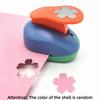 7*6*4cm Flower Furador Random Color DIY Embossing Punches DIY Paper Cut Puncher  for Card