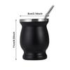 304 Stainless Steel Mate Cup  Double Wall Argentine Mate Gourd With Bombillas and Cleaning Brush