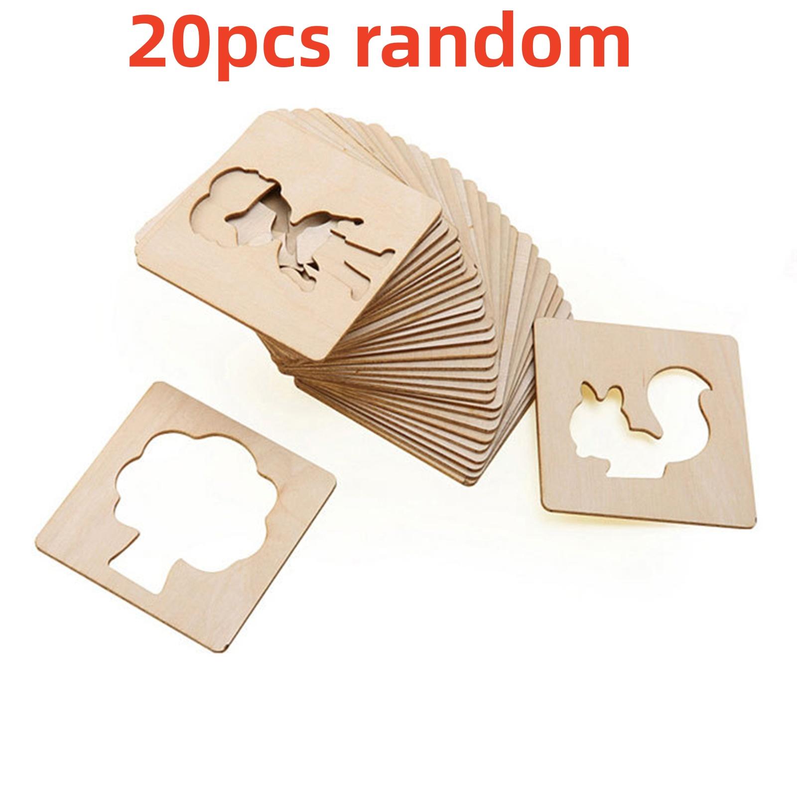 20pcs DIY Drawing Tools Children s Beginner Graffiti Drawing Templates Girls  Children s Puzzle Toys Montessori Teaching Aids