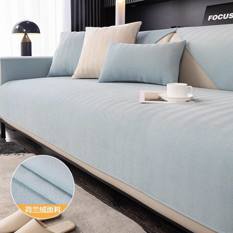 

Подушка для дивана из синели с защитой от царапин, без катышков, универсальный чехол для дивана Four Seasons, ткань 70*70