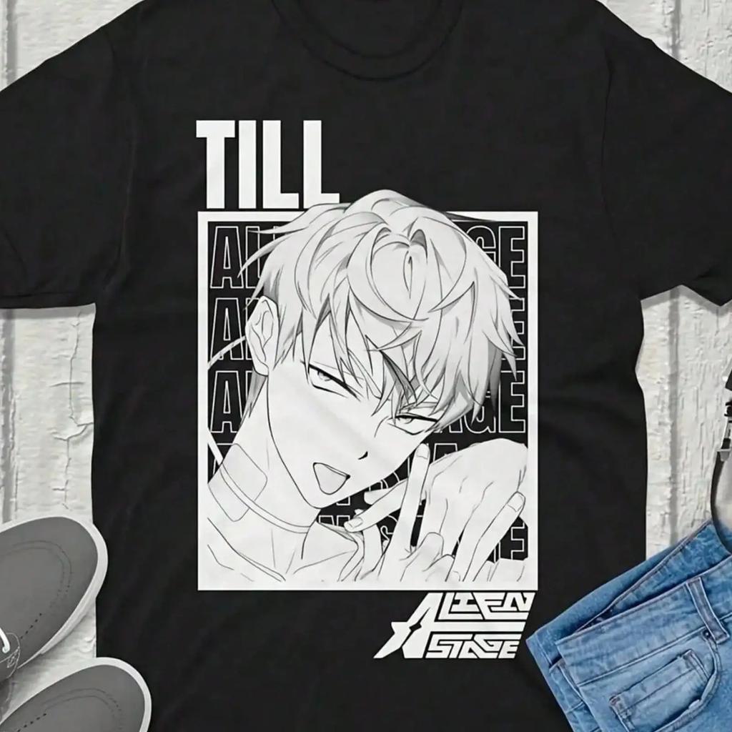 Till Alien Stage T Shirt Anime 26 Vintage Unisex Fashion Top For Everyday Wear Soft Stylish Homme Streetwear Graphic