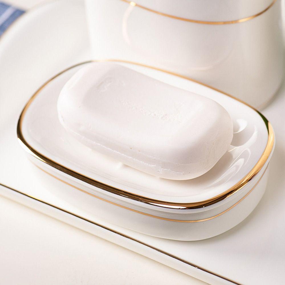 Eco Friendly Ceramic Soap Holder Nordic Style Soap Box Bathroom Accessories