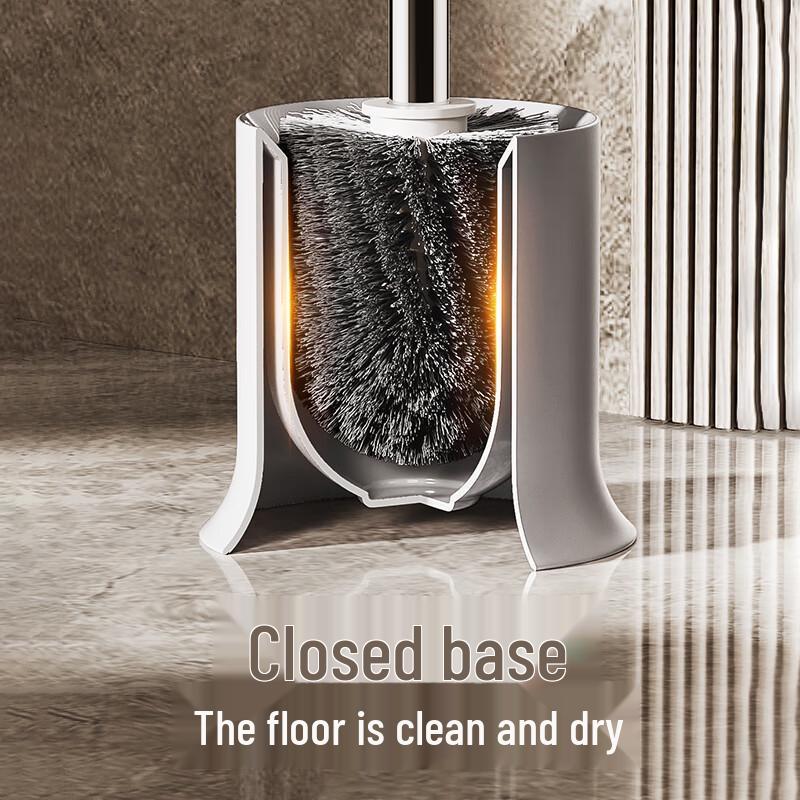 Meiliya Durable Extended Handle Toilet Brush Set