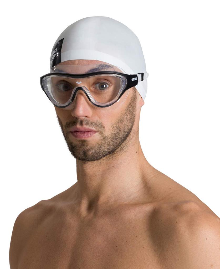 Arena The One Mask Swim Goggles for Men and Lens Women, Smoke/Deep Green, Non-Mirror