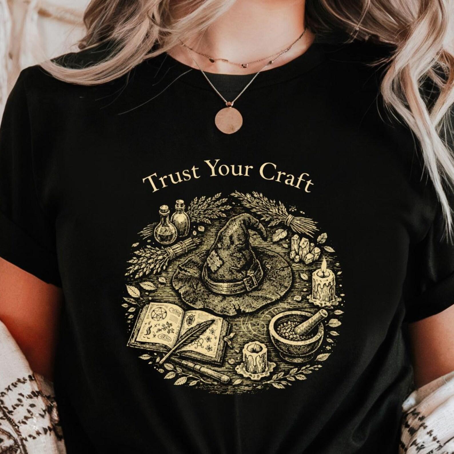 Trust Your Craft Shirt | Witch Affirmation Tee | Magical Self Growth Gift S