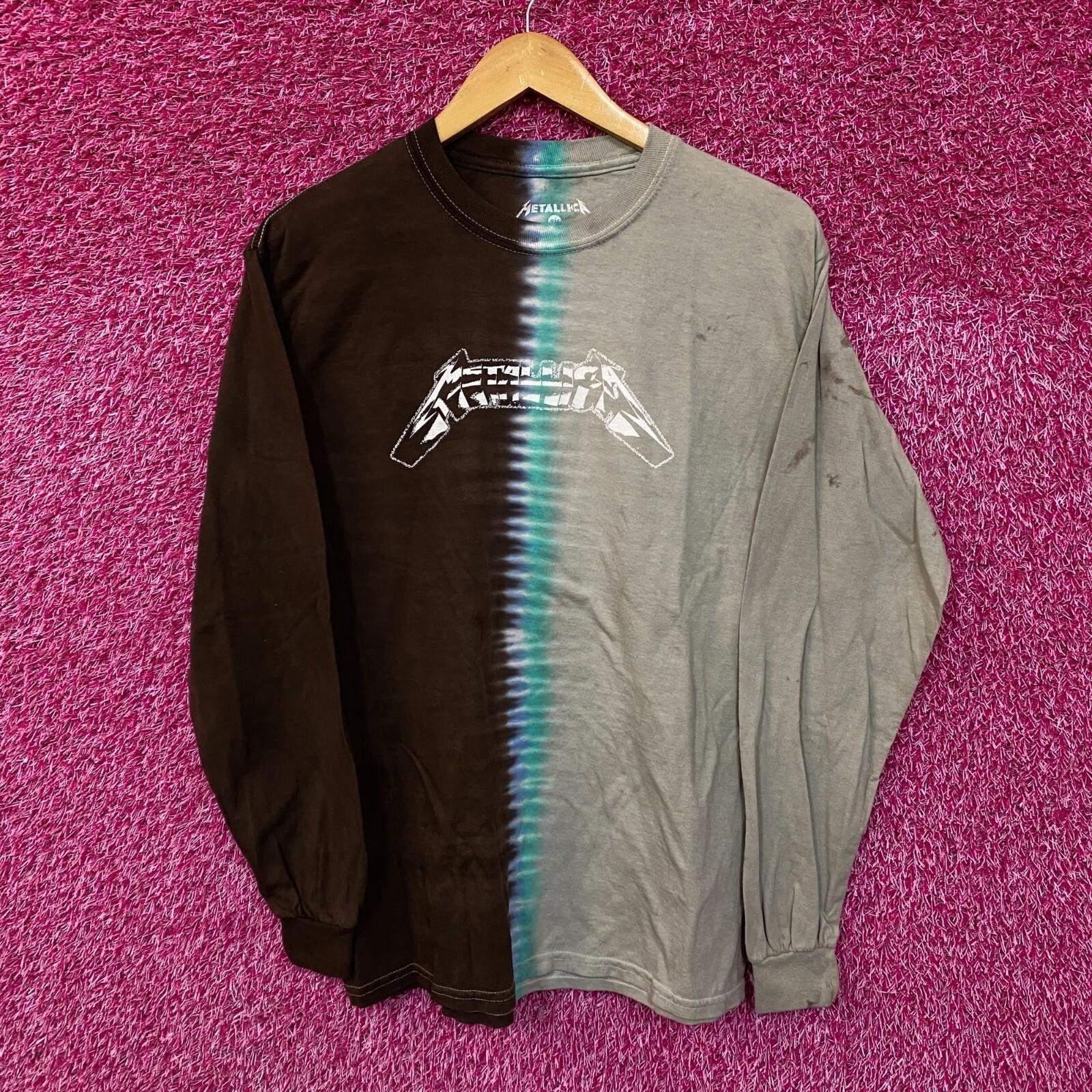 Футболка Metallica сплит-дай рок тай-дай L