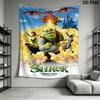 Shrek Movie Poster Tapestry Tapestry Fashion Print Background Cloth Homestay Soft Decoration Tapestry Wall Covering Decoration Soft