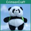 Entzückender Panda Plüschtier Schlüsselanhänger Für Süßes Rucksack-Accessoire Mit Weicher PP-Baumwollfüllung