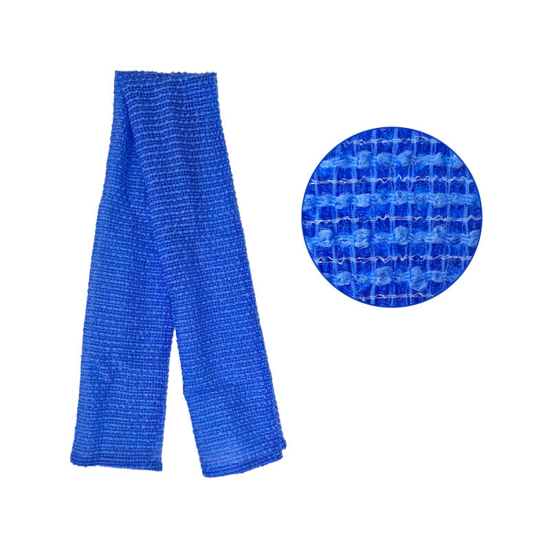 Kikuron Men's Bubble Star Shower Towel Ultra Hard (Blue)