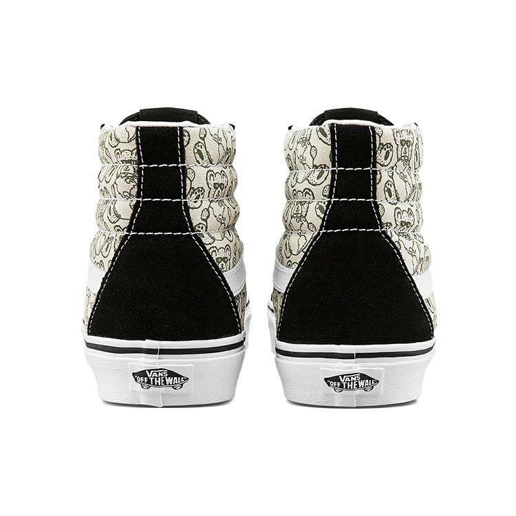 Vans Sk8-Hi Reissue Bears Unisex Sneakers Cream Turtledove Grape VN0A4BV8BCM